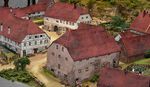 Blick auf Nr. 2 - heute Kunstsammlung; links Nr. 3 - historisches Fachwerkhaus